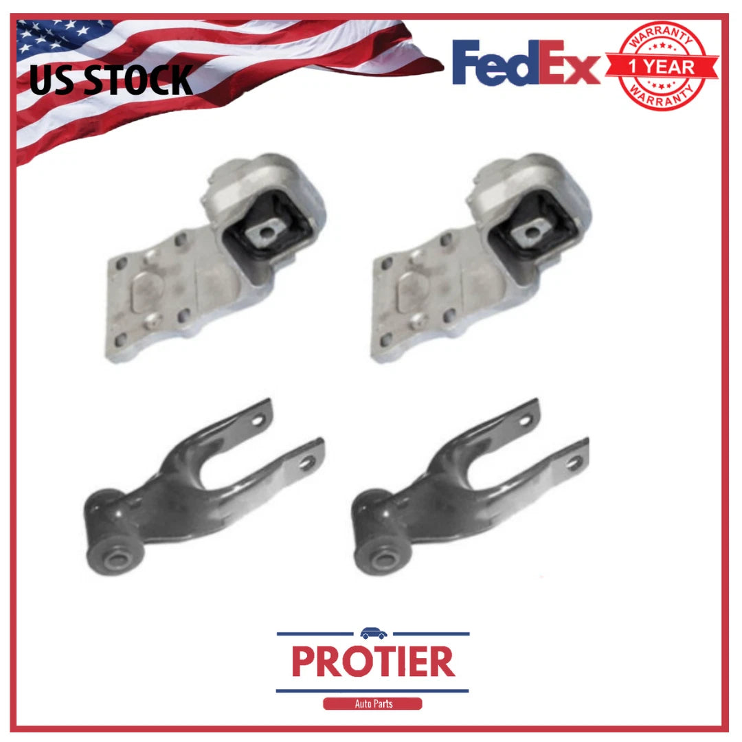 Torque Strut & Bracket Mount 4PCS for 05-06 Saturn Relay 3.5L/ 2007 Relay 3.9L 6B93BC-57