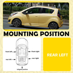 Exterior Door Handle For 2013-2016 Chevrolet Spark Rear Left Driver Side Outer A 6B93BC-57