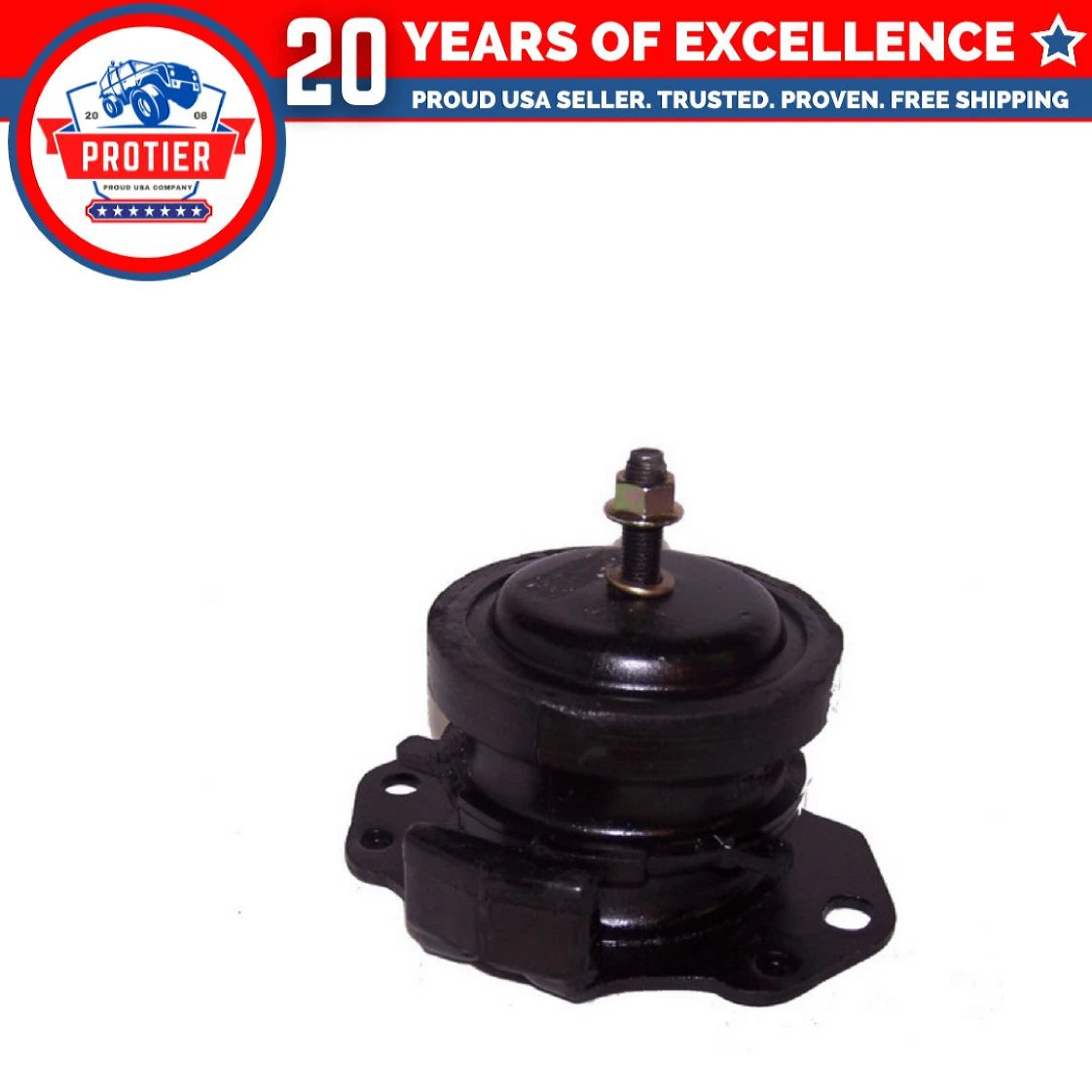 Front L & R Motor Mount 2PCS for 01-02 Mitsubishi Montero 3.5L/ 03-06 3.8L 4WD 6B93BC-57
