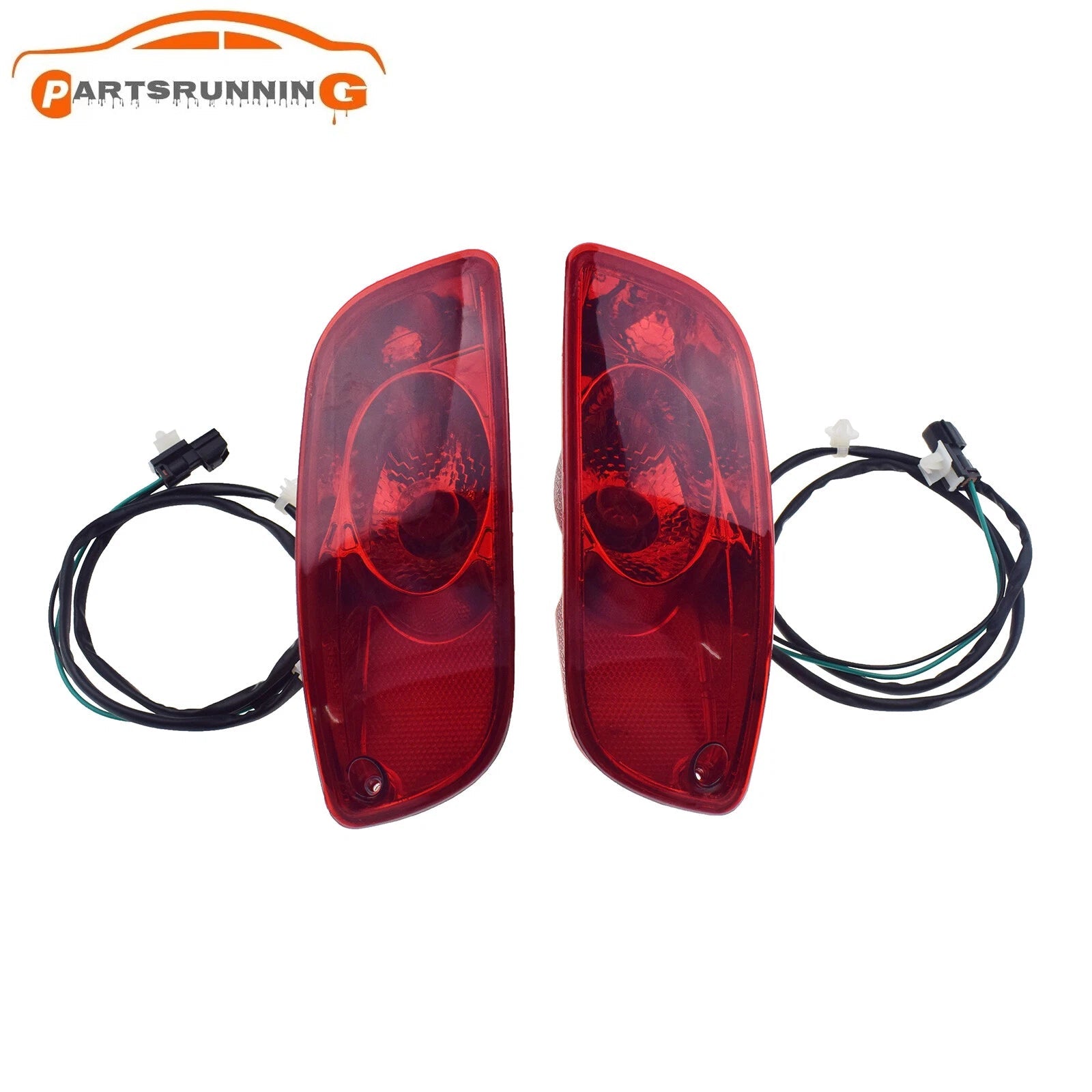 Pair Rear Bumper Reflector Lamp Left Right For Hyundai Santa Fe (CM) 2007-2009 6B93BC-57