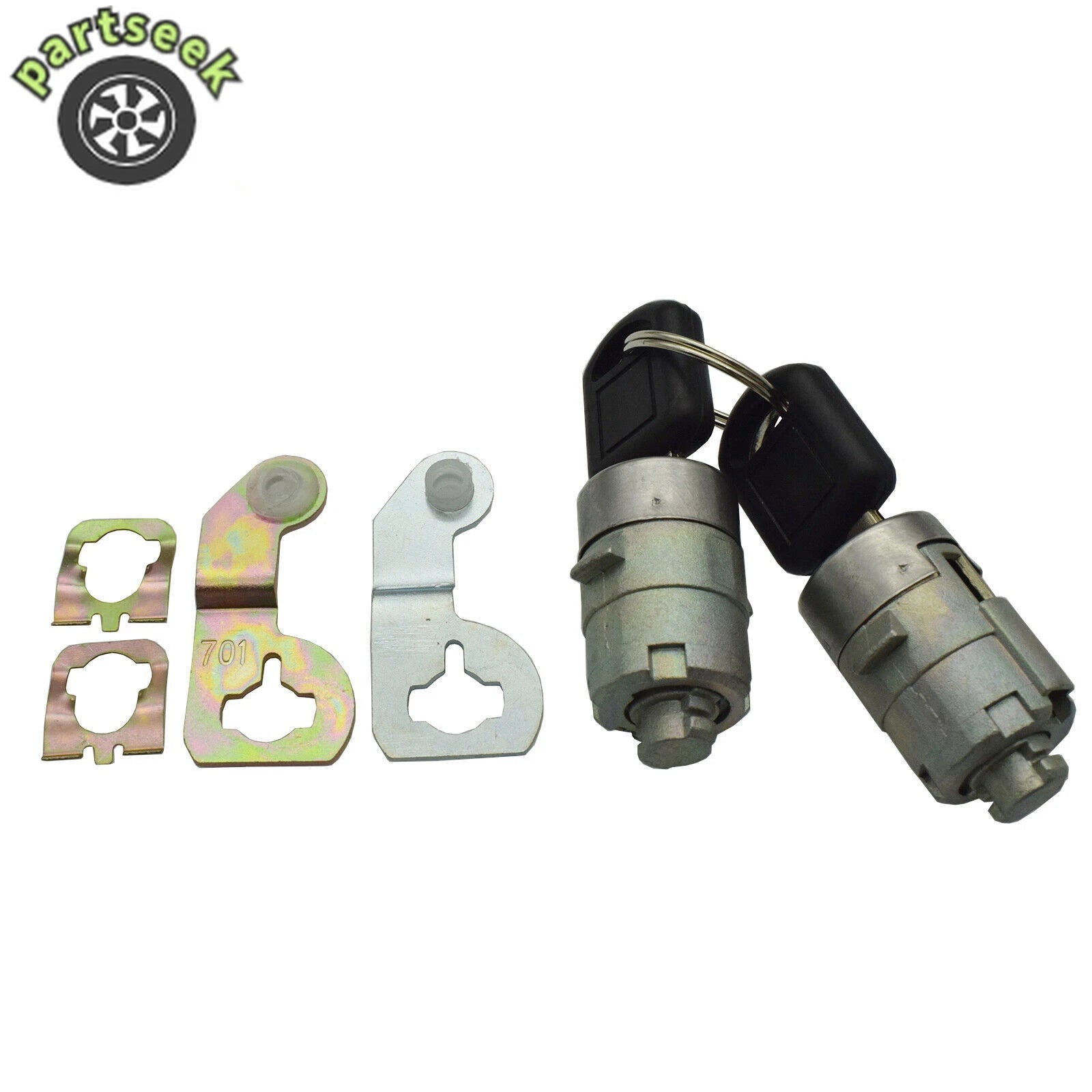 Door Lock Cylinder W/ Keys For GM CHEVY SILVERADO Pontiac Cadillac GMC 15298924 6B93BC-57