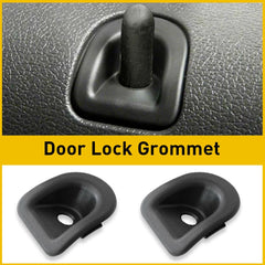 For 2005-2014 Ford Mustang or Shelby Black Door Panel Lock Grommets Covers EOA 6B93BC-57