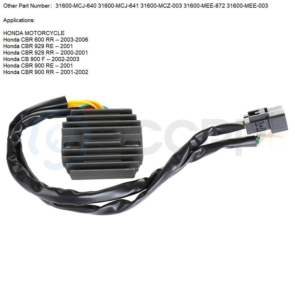 ECCPP 2Pcs Regulator Rectifier For Honda CBR600RR CBR 600 Rr 2003 2004 2005 2006 ECCPP