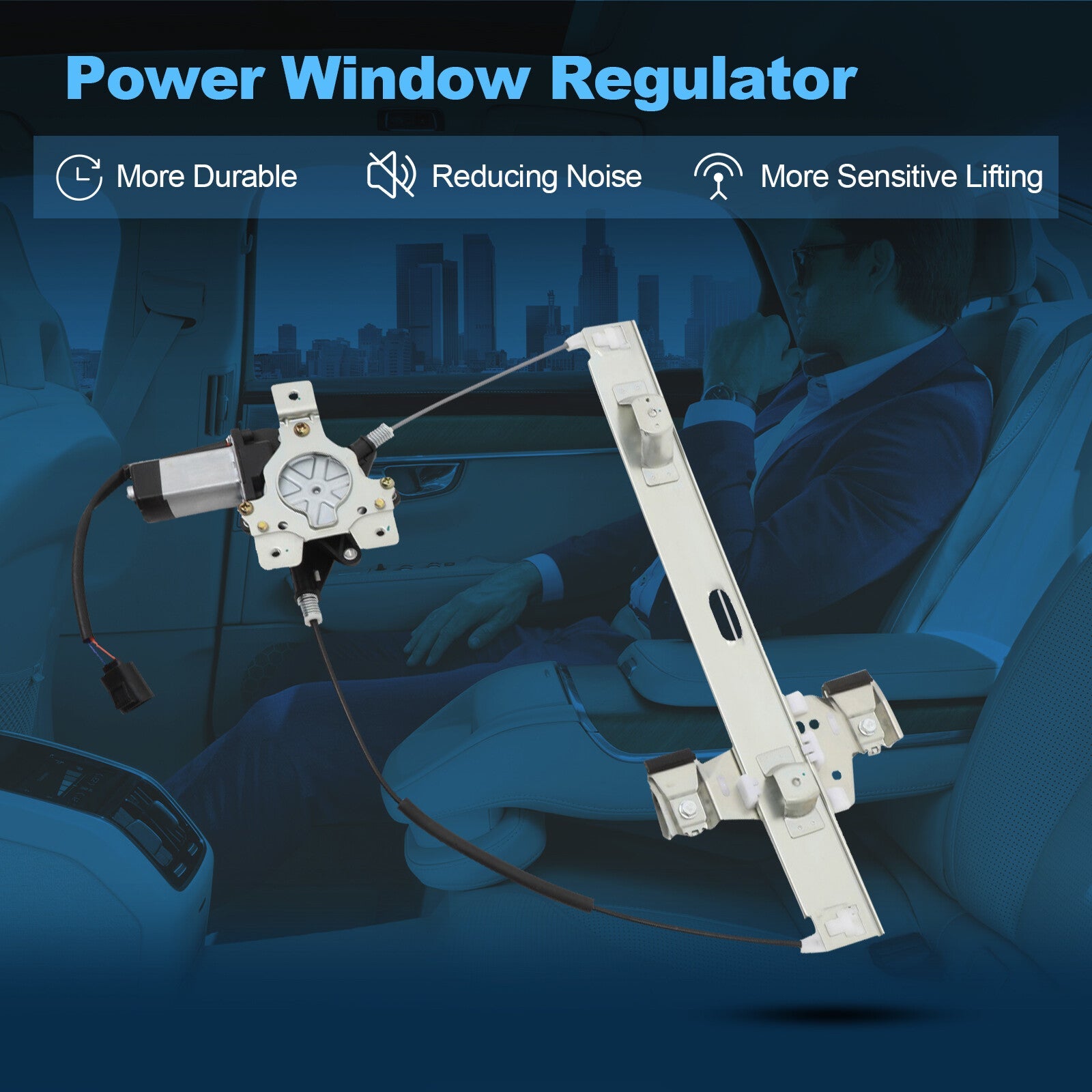 For Hummer H2 2003-2009 Rear Passenger Side Window Regulator & Motor Assembly 6B93BC-57