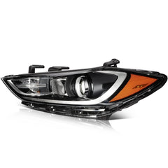 ECCPP Headlight Assembly For Hyundai Elantra 2017-2018 Driver Left Side Black 6B93BC-57