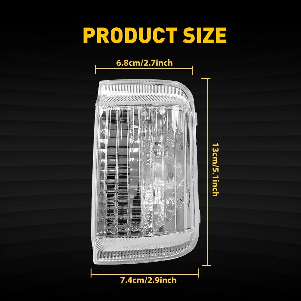 For 2014-2023 Ram ProMaster Front Right Passenger Mirror Turn Signal Light Lamp 6B93BC-57