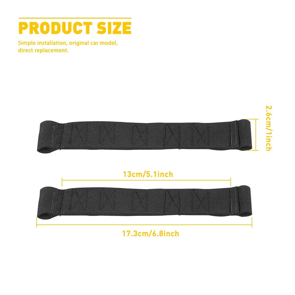 2x Quality High Door Check Fits Strap Limiting for Jeep Wrangler CJ YJ TJ JK JKU 6B93BC-57