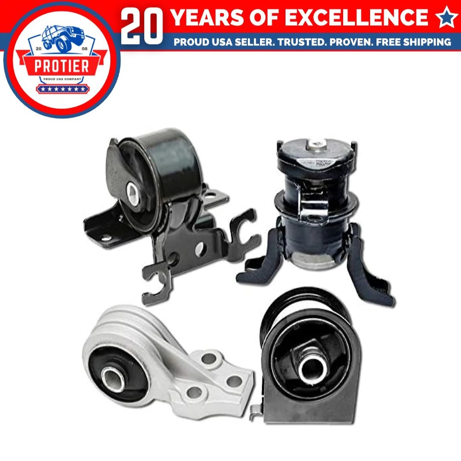 Fits Ford Escape 2009-2012 2.5L 2WD/ 2005-2008 2.3L AUTO Motor&Trans Mount Set 6B93BC-57
