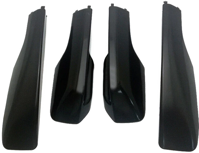 2001-2005 for Toyota RAV4 5-Door Top Black Roof Rack End Cover Shell Replace 4pc 6B93BC-57