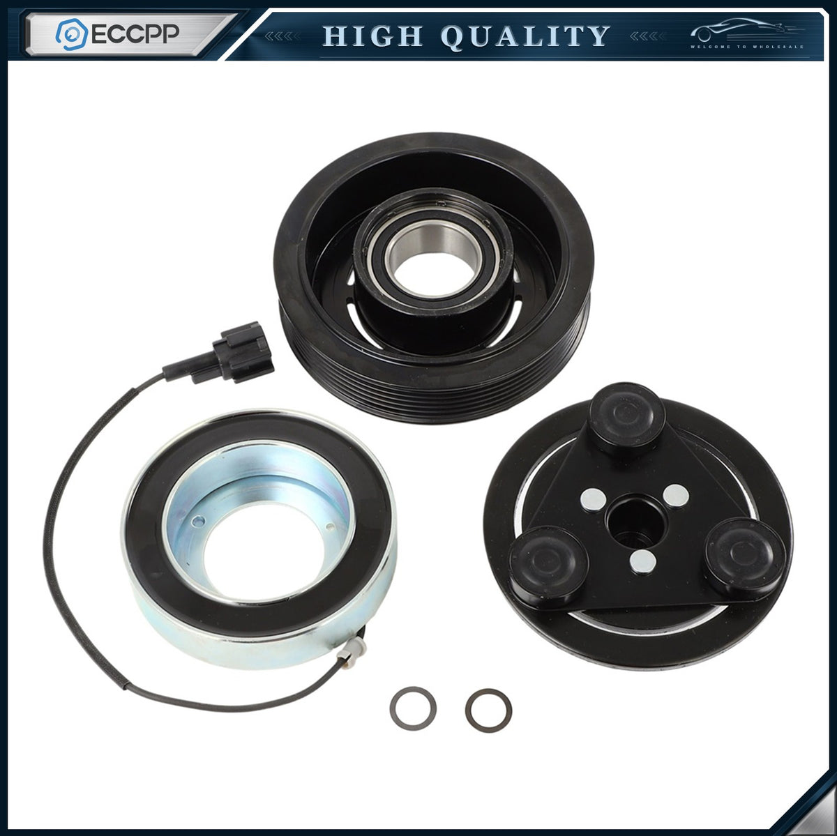 AC A/C Compressor Clutch Kits For Suzuki Equator 2.5L 09-12 For Nissan Frontier