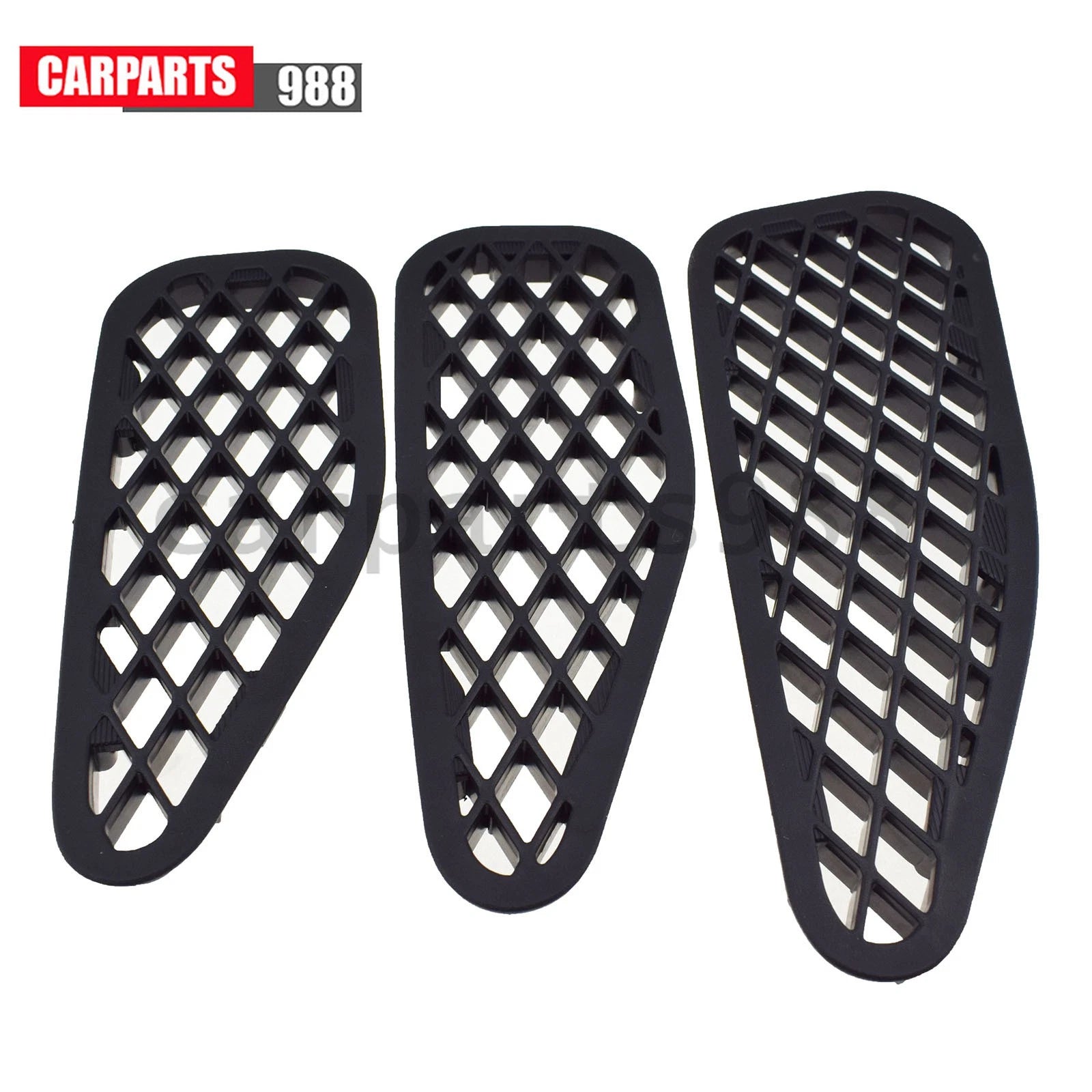 3Pcs Heater Duct Hole Cover Air Cowl Grille Trim For Toyota FJ Cruiser 2007-14 6B93BC-57