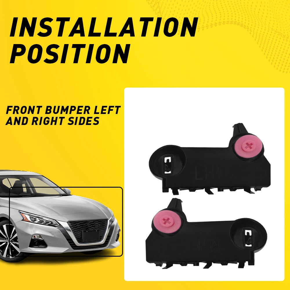 FITS 2019-2022 NISSAN ALTIMA LEFT AND RIGHT SIDE BUMPER TO FENDER BRACKETS 2 6B93BC-57