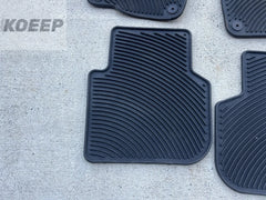 2012 - 2022 VW PASSAT INTERIOR ALLWEATHER RUBBER FLOOR MATS SET OEM 6B93BC-57