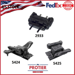 MOTOR & TRANS. MOUNT SET FOR 1999-2004 FORD F-250/ F-350 SUPER DUTY 5.4L 4WD 6B93BC-57