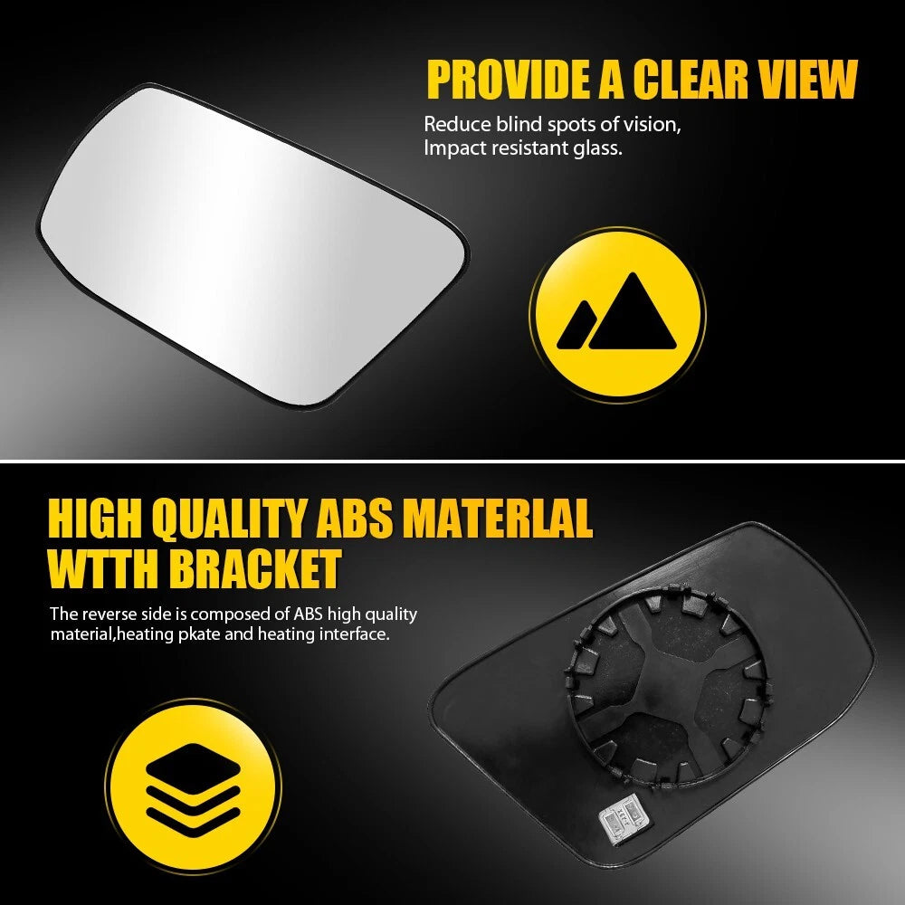 Mirror Glass For 2013-2019 Nissan Sentra with Backing Plate Left Driver Side EOA 6B93BC-57