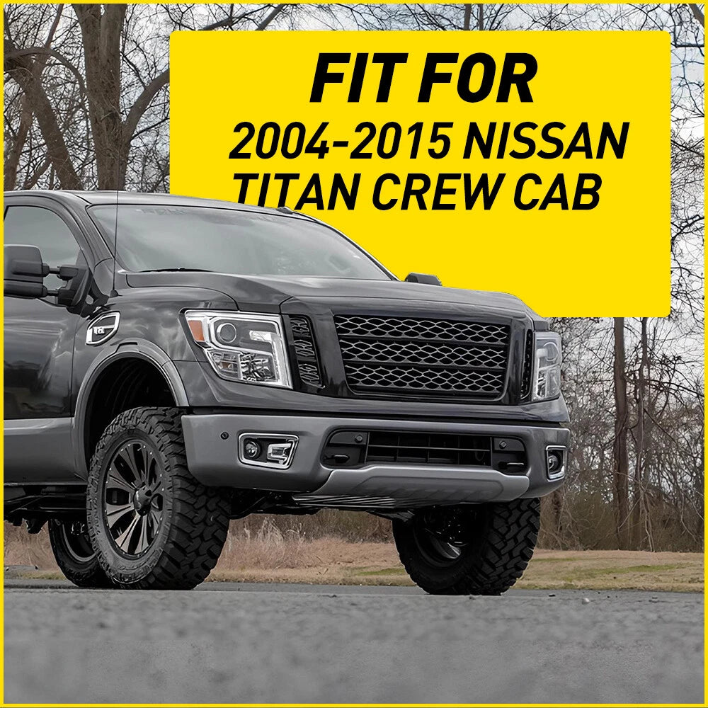 Fits 2004-2015 Nissan Titan Crew Cab Pillar Post Door Trim Car Accessories EOA 6B93BC-57