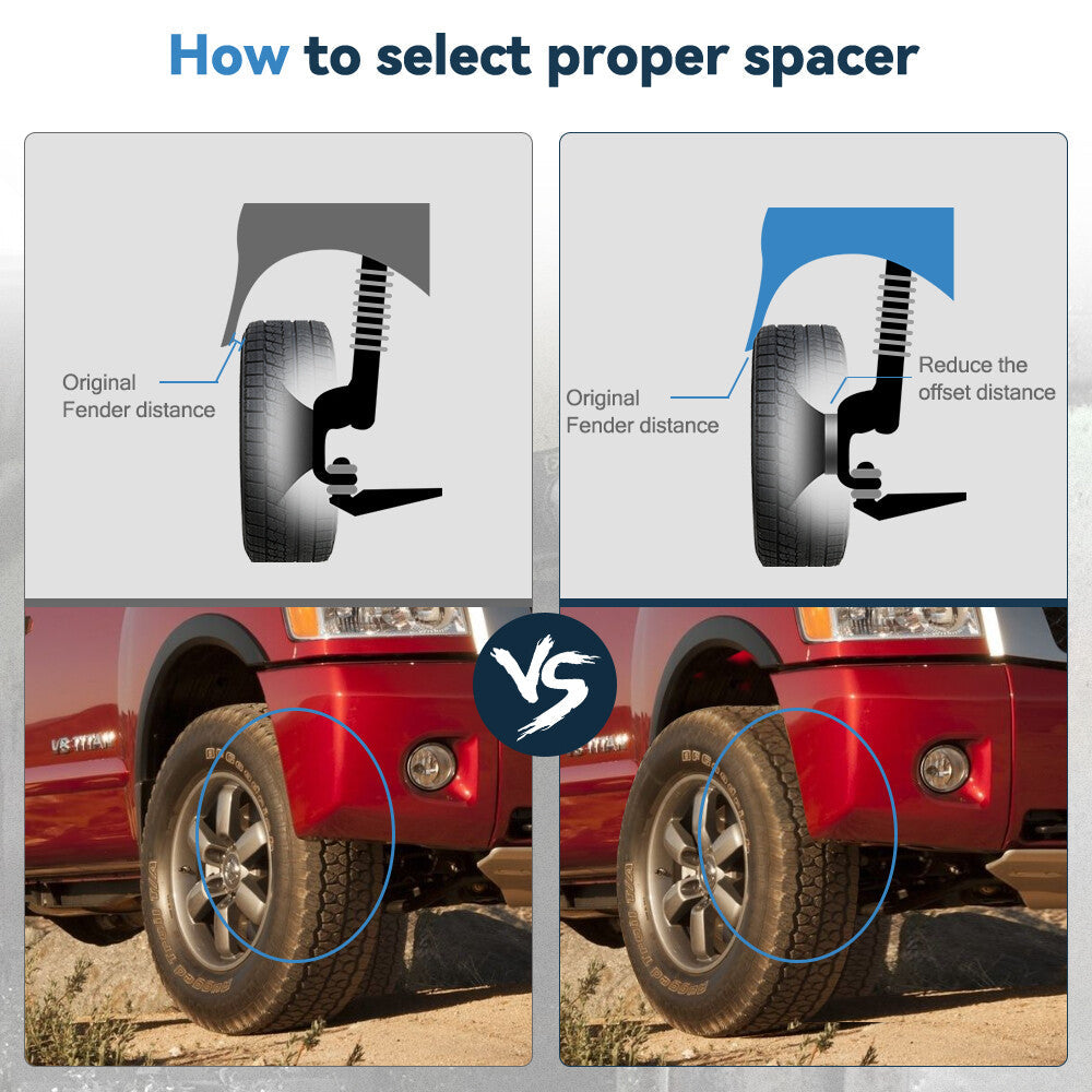 2 Pcs 2" 6x5.5 Hub Centric Wheel Spacers 14x1.5 For Chevy Silverado Sierra 1500 6B93BC-57