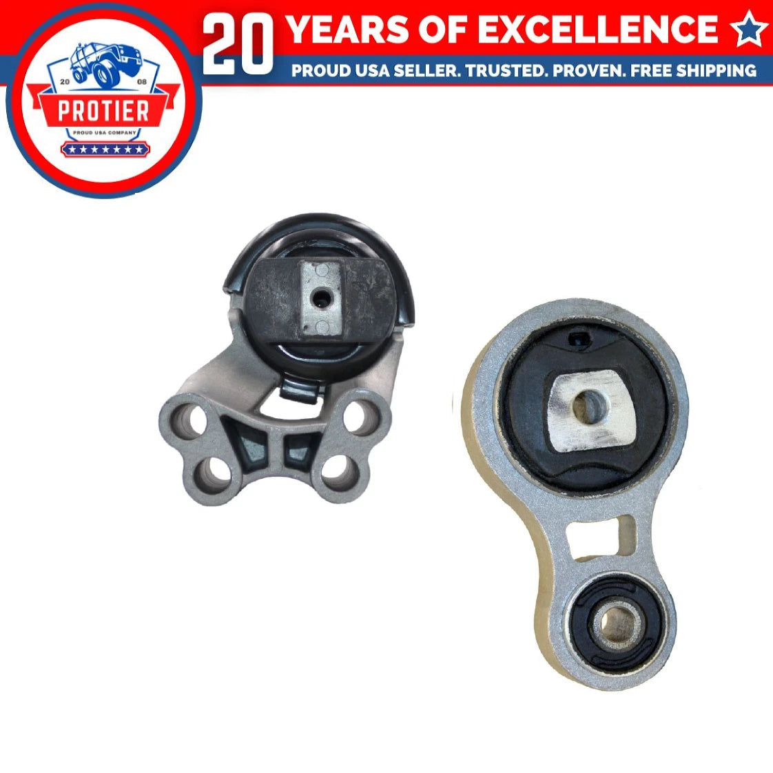Motor & Torque Strut Mount 2PCS Set Fit 10-12 Ford Fusion/07-12 Lincoln MKZ 6B93BC-57