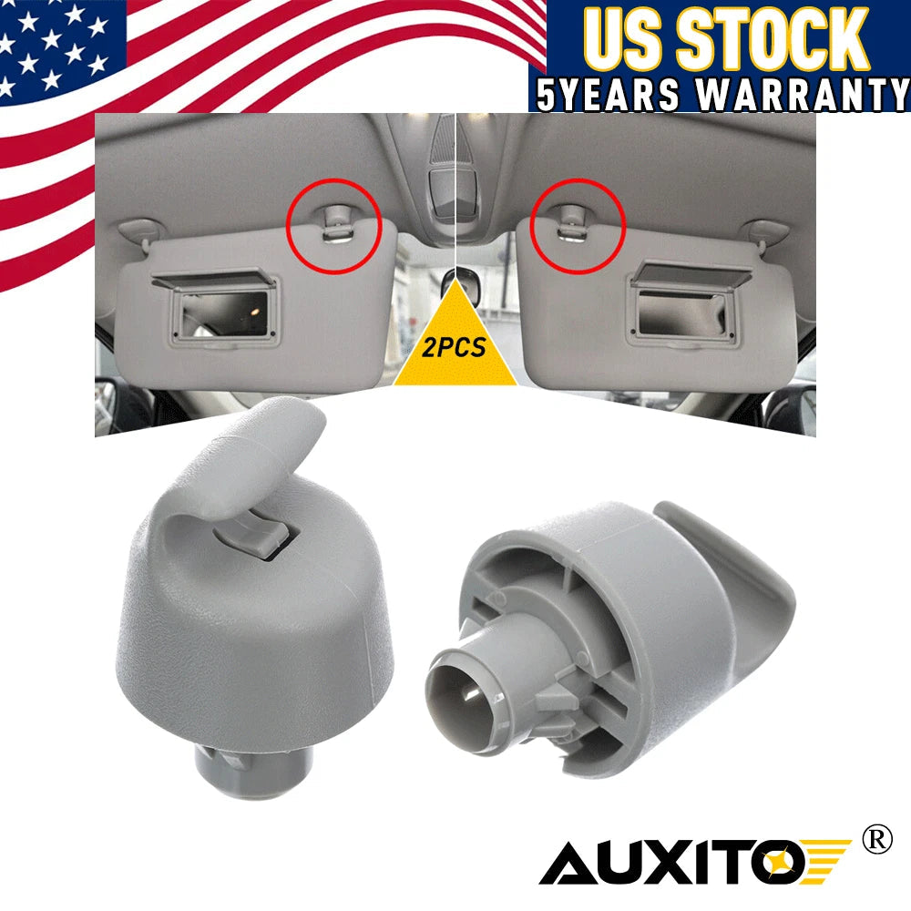 FOR NISSAN ALTIMA MURANO PATHFINDER MAXIMA DRIVER PASSENGER + SUN VISOR CLIP USA 6B93BC-57