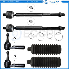 6x Fits 2005-13 14 15 Toyota Tacoma Front Steering Inner Outer Tie Rod End Kit 6B93BC-57