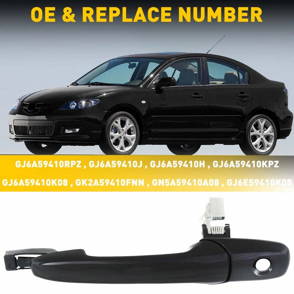Outer Door Handle with Keyhole Front Driver For Mazda 3 5 6 CX-7 CX-9 RX-8 EOA 6B93BC-57