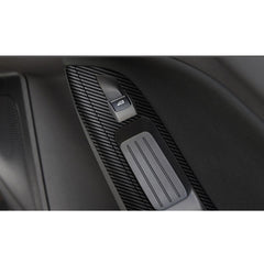 Interior Center Console Carbon Fiber Molding Sticker Decals For Ford Focus 15-18