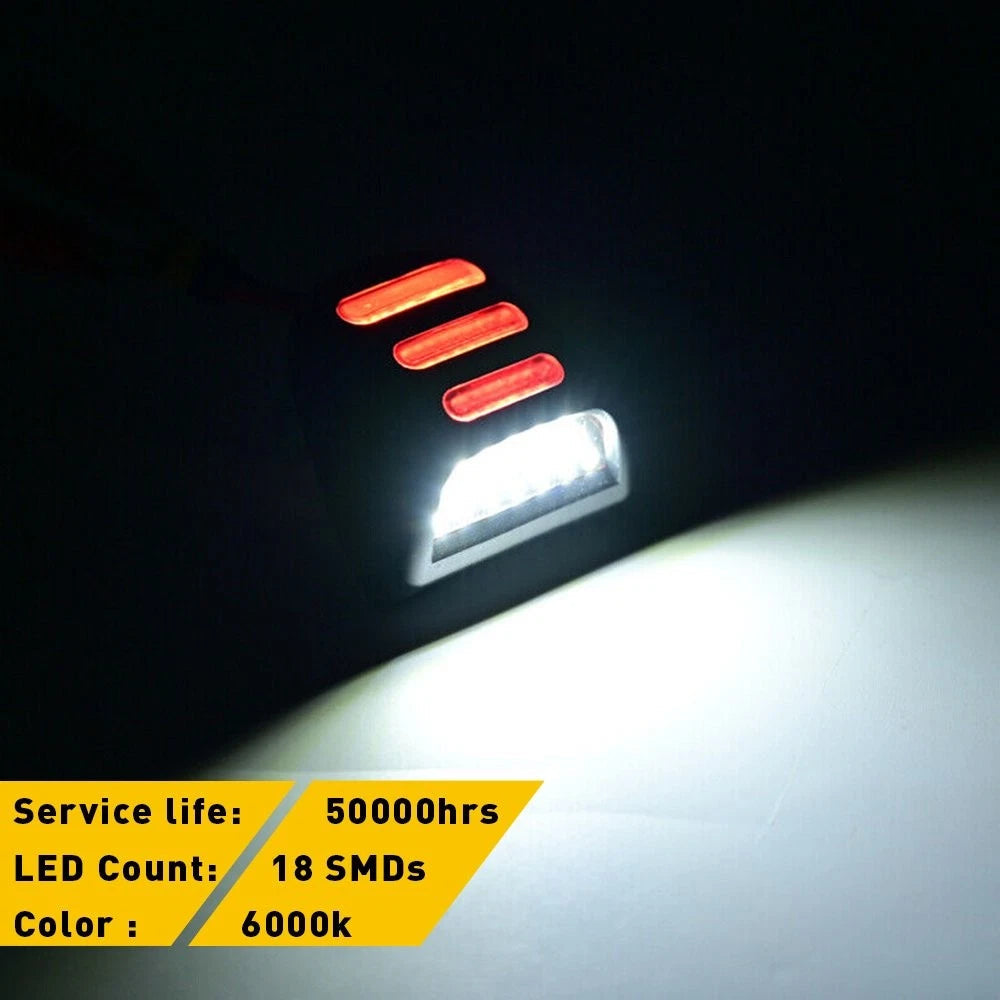 For 99-06 Chevy Tahoe GMC Suburban Yukon XL LED License Plate Light Lamp Bright 6B93BC-57