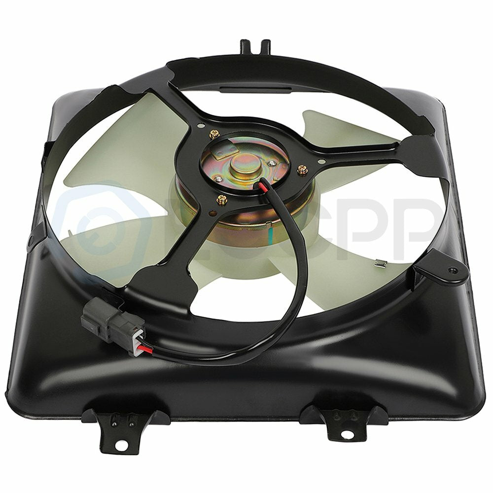 A/C Condenser Cooling Fan Assembly For 2003 2004 2005 2006 2007 Honda Accord 6B93BC-57