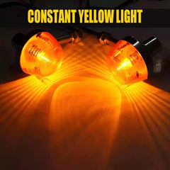 2PC Motorcycle Turn Signal Indicator Amber Blinker Light Mini Lamp Universal EOA 6B93BC-57
