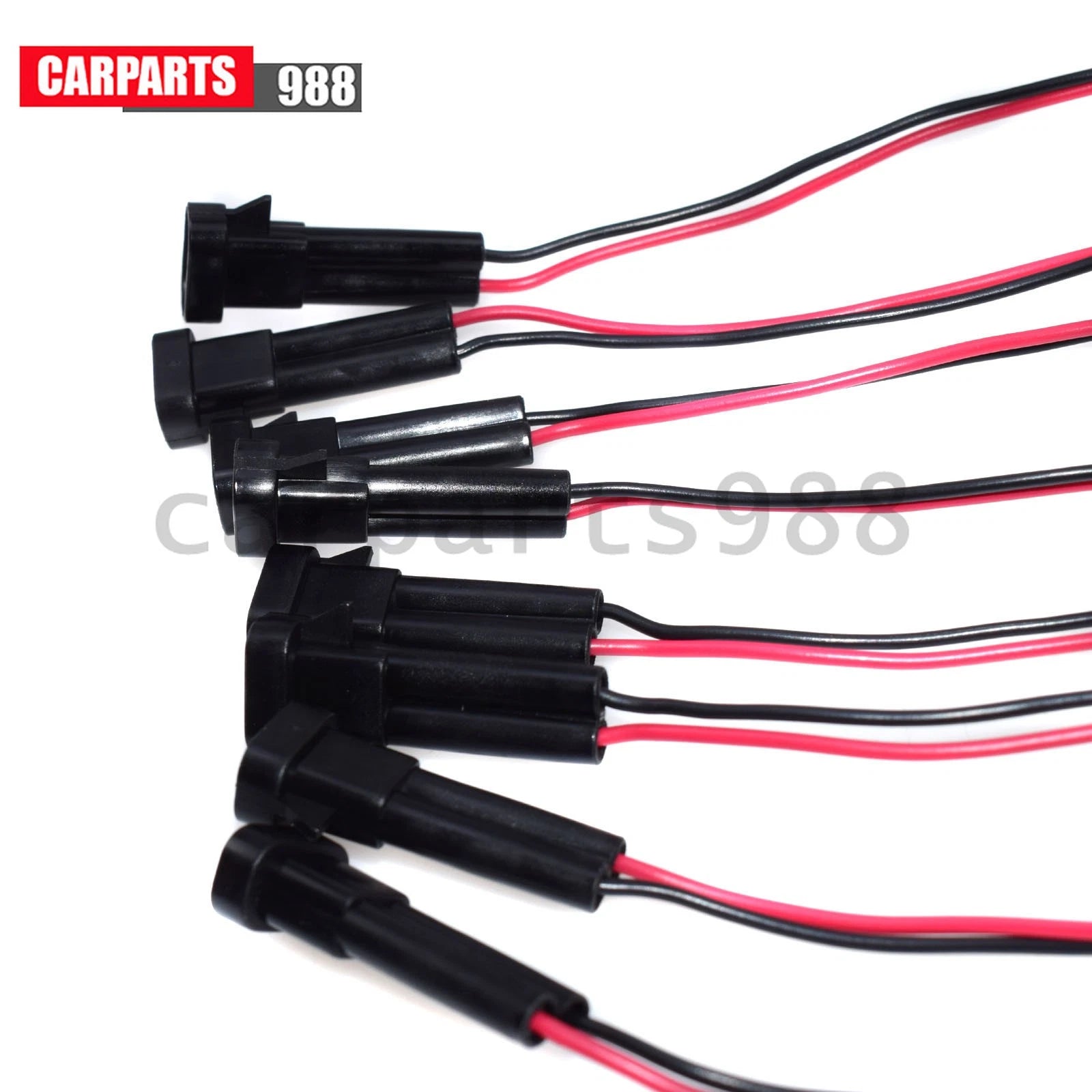 8Pcs LQ4 LQ9 4.8 5.3 6.0 Wire Harness to LS2 LS3 LS7 EV6 Injector Adapters Kit 6B93BC-57