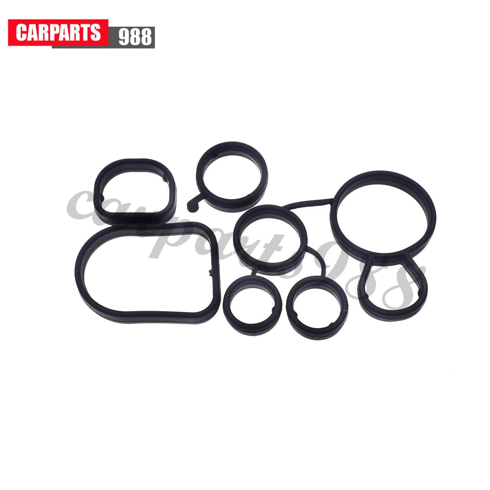 Oil Cooler Seal Oil Filter Flange Gasket Kit For VW Golf Beetle Jetta 07K117070 6B93BC-57
