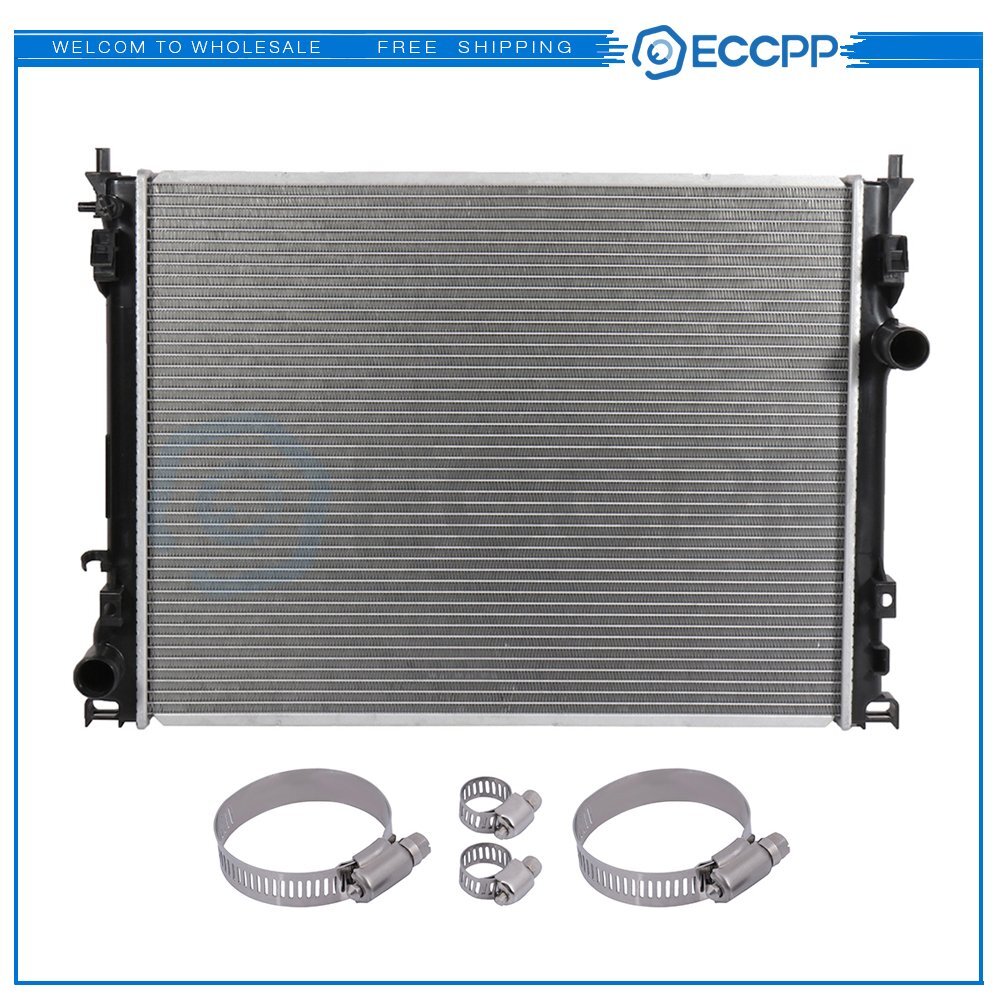 Radiator For 2006-2009 Chrysler 300 Dodge Charger with Oil Hose Clamps Kit