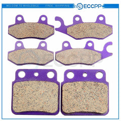 3 Pairs Brake Pads For Suzuki LTR450 2x4 Quadracer 450 2006-2009 Carbon Fiber 6B93BC-57