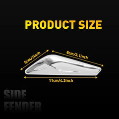Front Left Right Side Fender Side Marker Finisher for 15-17 BMW X3 X4 F25 F26 6B93BC-57