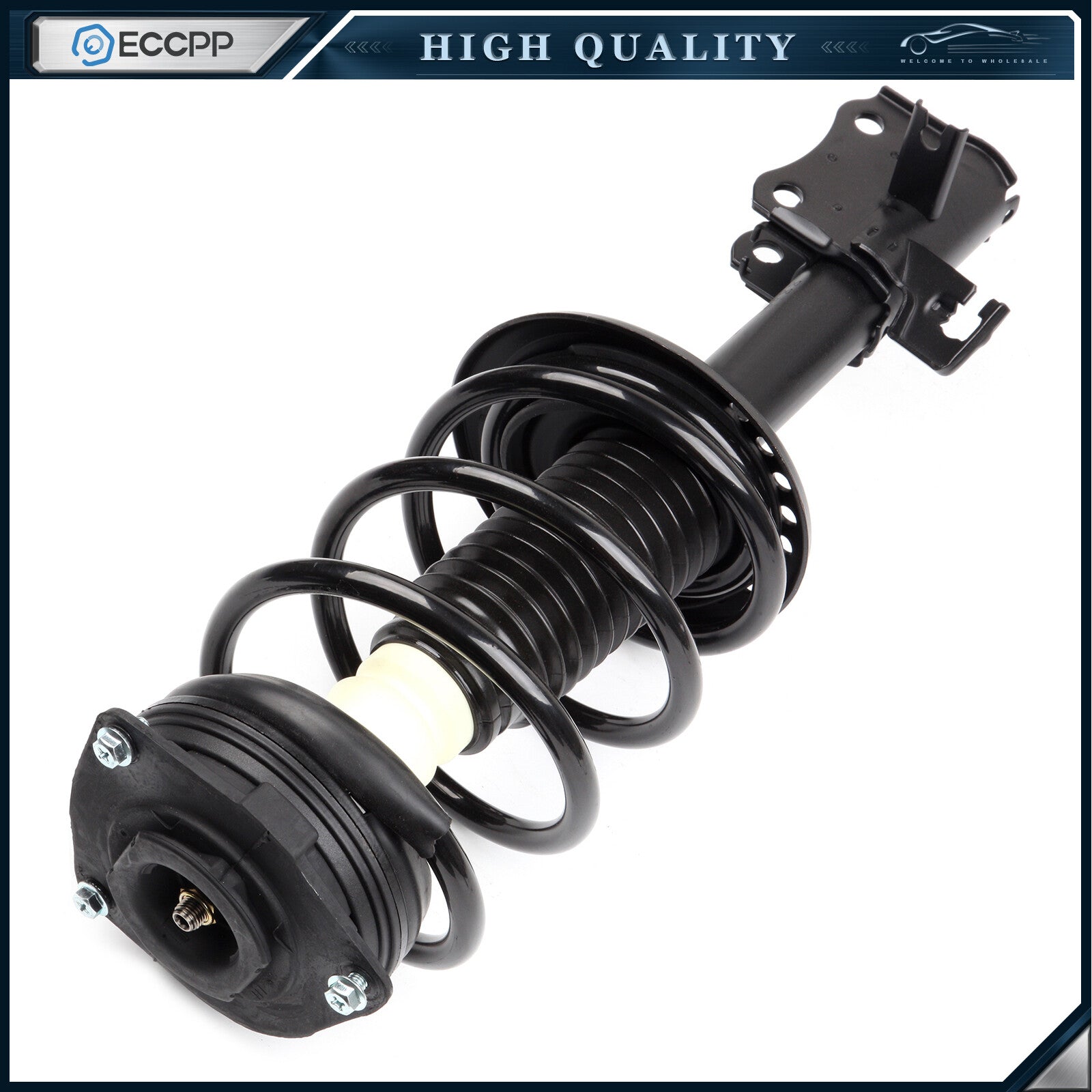 For 07-12 Nissan Sentra 2.0L (2) Front Complete Struts & (2) Rear Shock Absorber 6B93BC-57