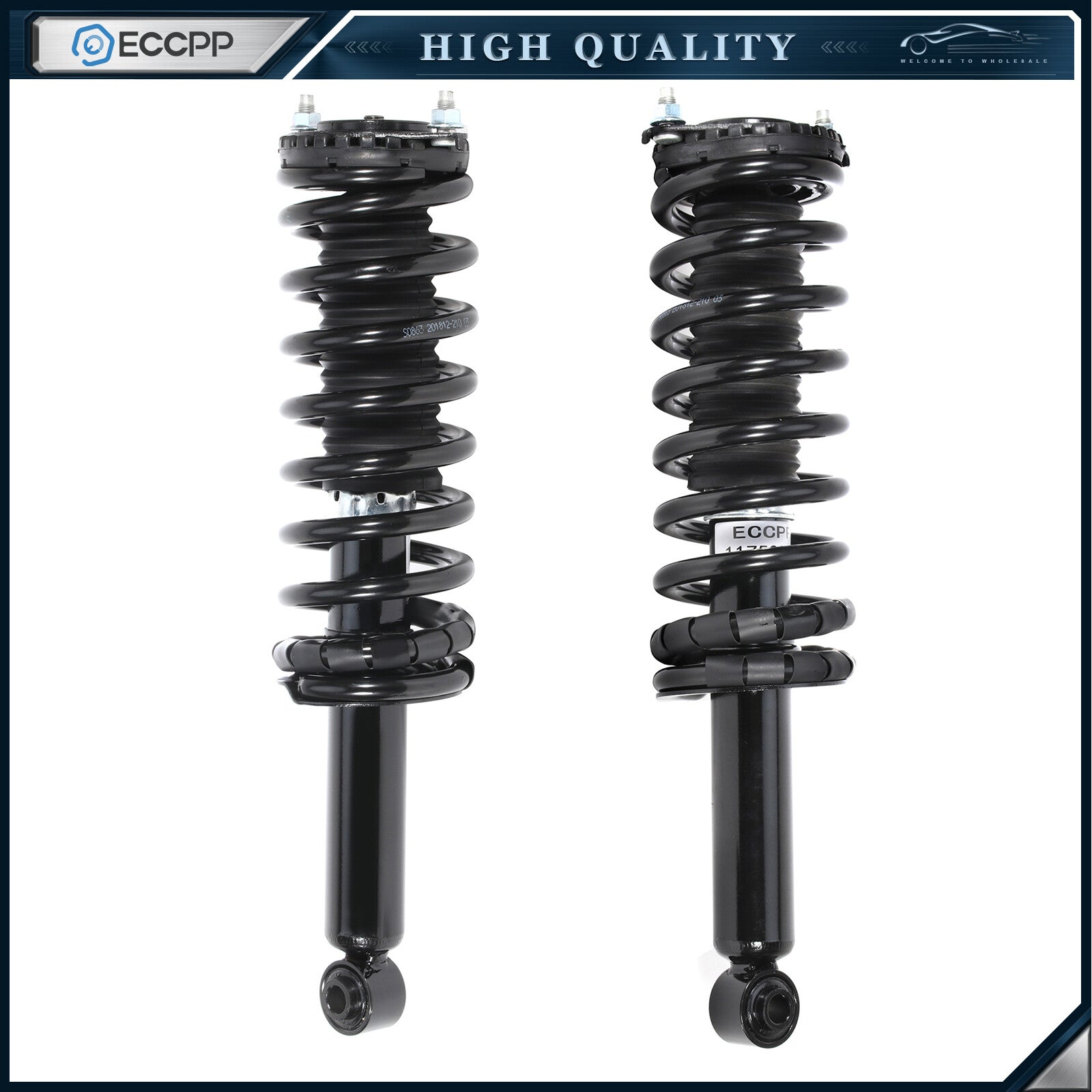 Fits 2000-2004 Subaru Outback AWD Rear Pair Full Loaded Complete Shocks / Struts 6B93BC-57