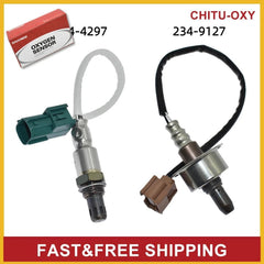 2PCS Upstream & Downstream Oxygen O2 Sensor for 2013-2019 Nissan Frontier 2.5L 6B93BC-57