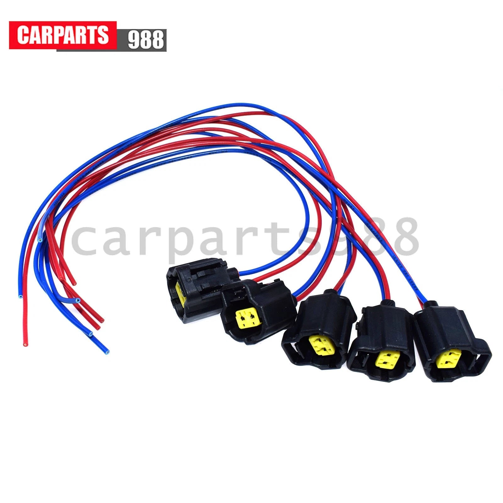 5x Coolant Temperature Sensor Connector Plug For Toyota 1P1562 S-2034 158-0421 6B93BC-57