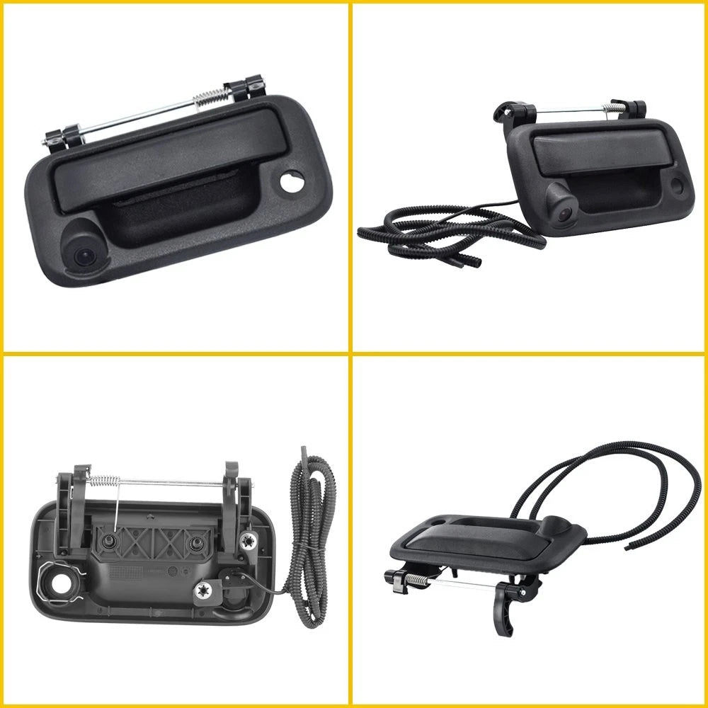 Tailgate Handle with Rear Camera View Backup Camera for Ford F150/F250/F350/F450 6B93BC-57