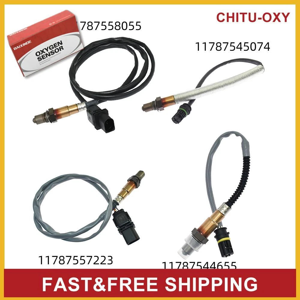 4PCS UP&Downstream O2 Oxygen Sensor For BMW X3 128i 328i 328i E82 E90 E91 3.0L 6B93BC-57