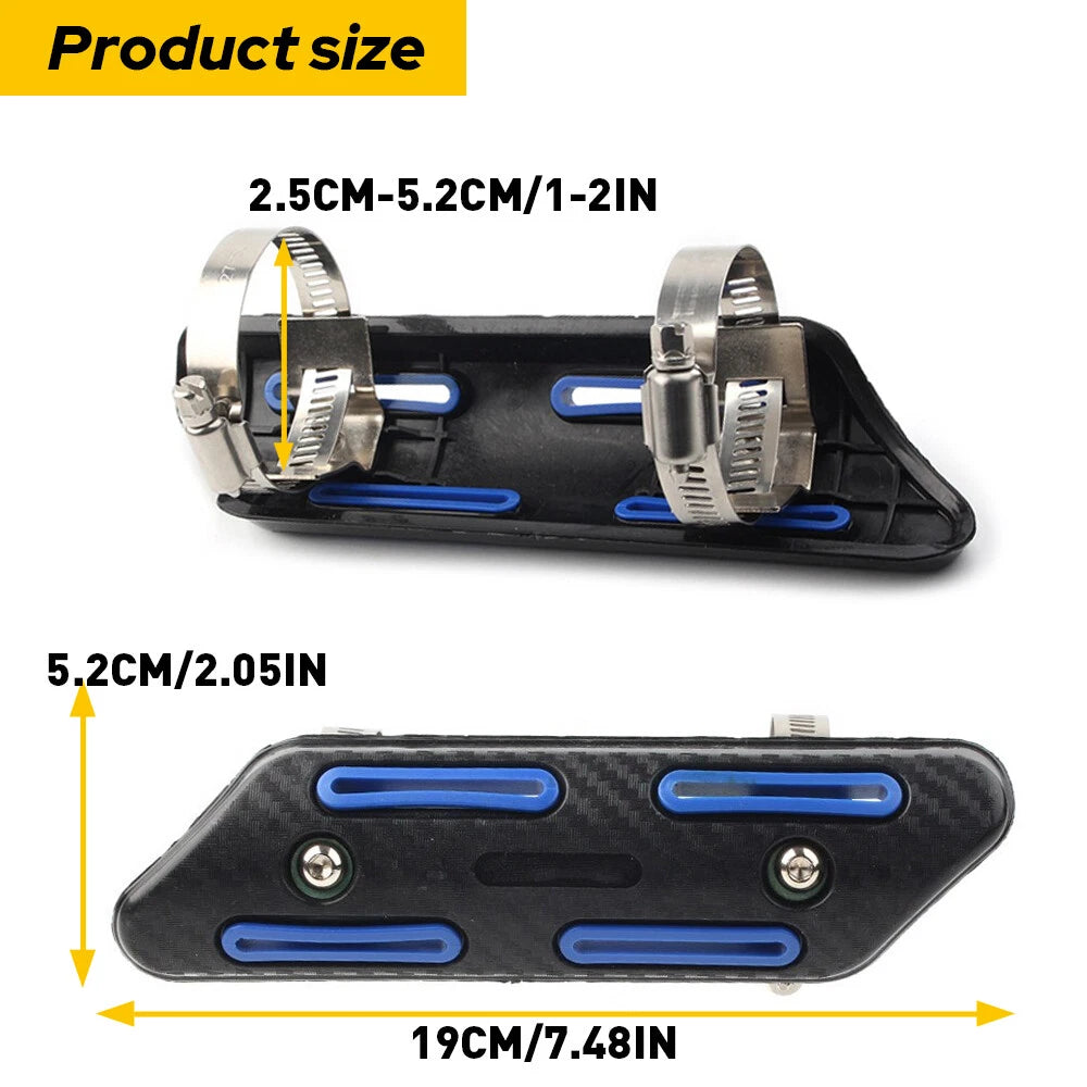 For Yamaha YZ250F YZ450F WR450F WR250F YFZ 250 450 Protector Pipe Heat Shield US 6B93BC-57