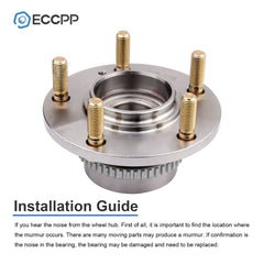 1Pc Wheel Hub Bearing Rear FWD For Hyundai Tucson Kia Sportage 2005-2008 2009 6B93BC-57