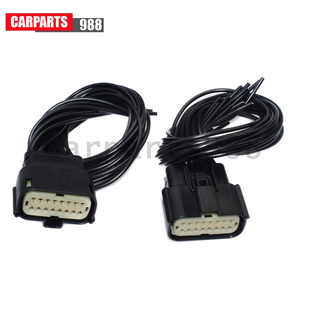 2x Headlight Connector Pigtail For 2014-18 Jeep Grand Cherokee Xenon HID SRT LED 6B93BC-57