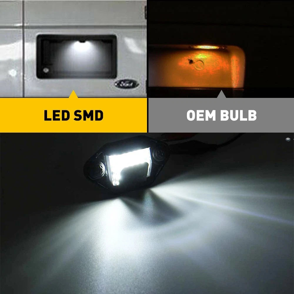 For Ford E150 E250 E350 E450 Econoline Van Rear License Plate Light Lamp OEM 6B93BC-57