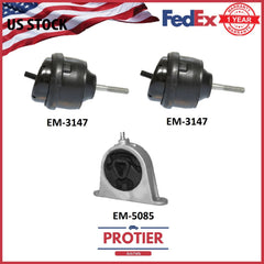 Engine Motor Mount Set for 2007-2008 Chrysler Pacifica 3.8 & 4.0L Auto AWD & FWD 6B93BC-57