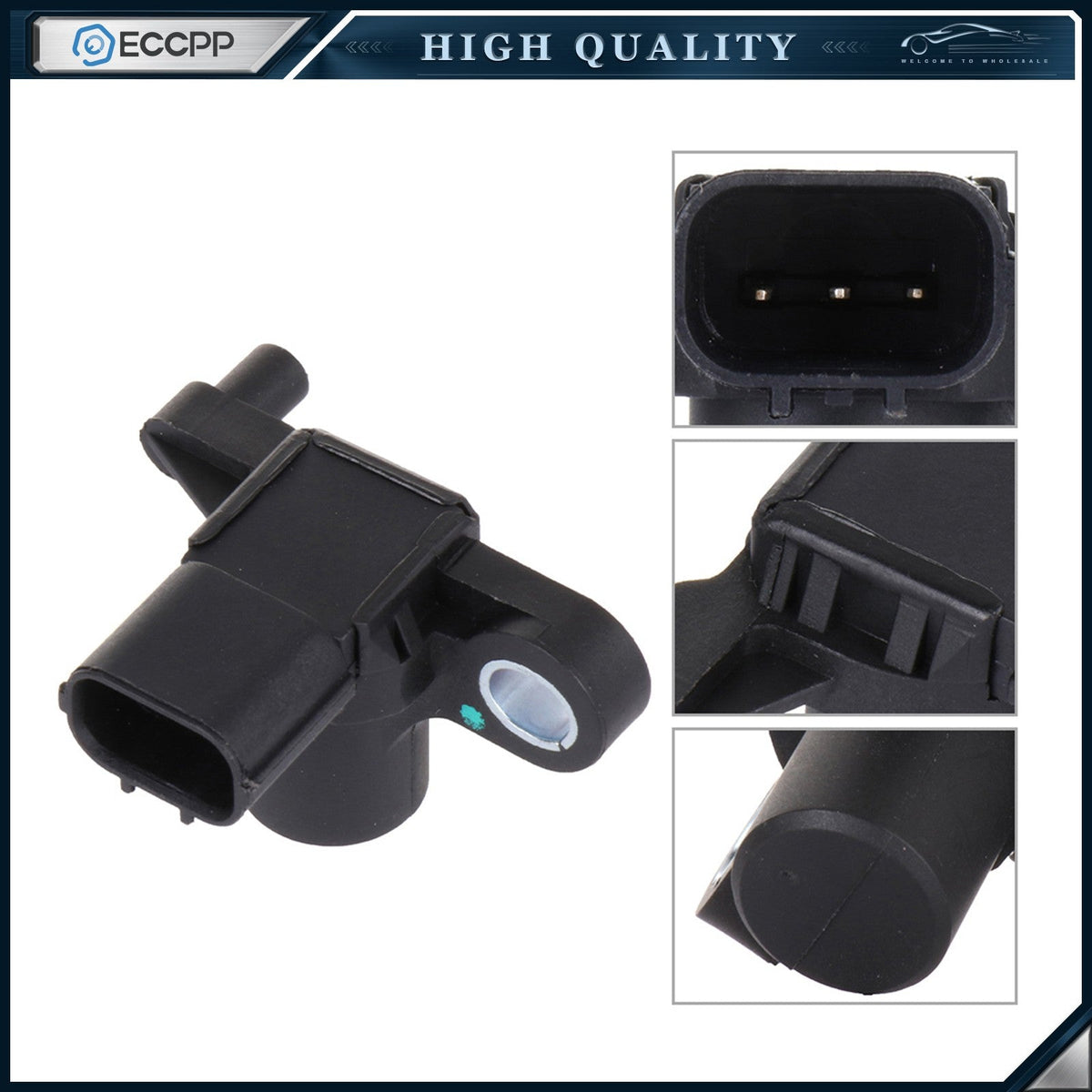 ECCPP For 01-05 Honda Civic Engine Camshaft Cam Position Sensor 37840-Rjh-006 ECCPP