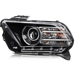 Left Side Headlight Assembly For 2013-2014 Ford Mustang 3.7L 5.0L 5.8L Black 6B93BC-57