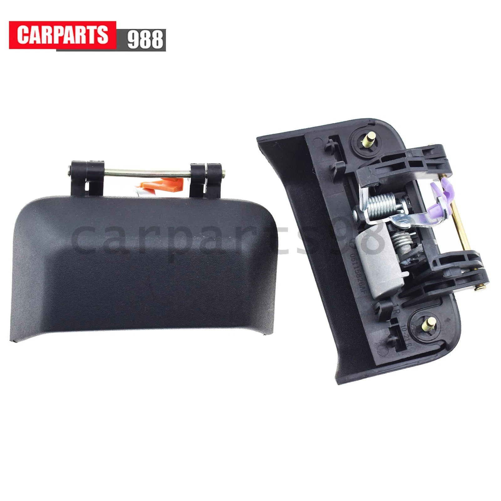 Rear Left Right Black Exterior Door Handle For 2007-2016 Jeep Compass 5115827AE 6B93BC-57