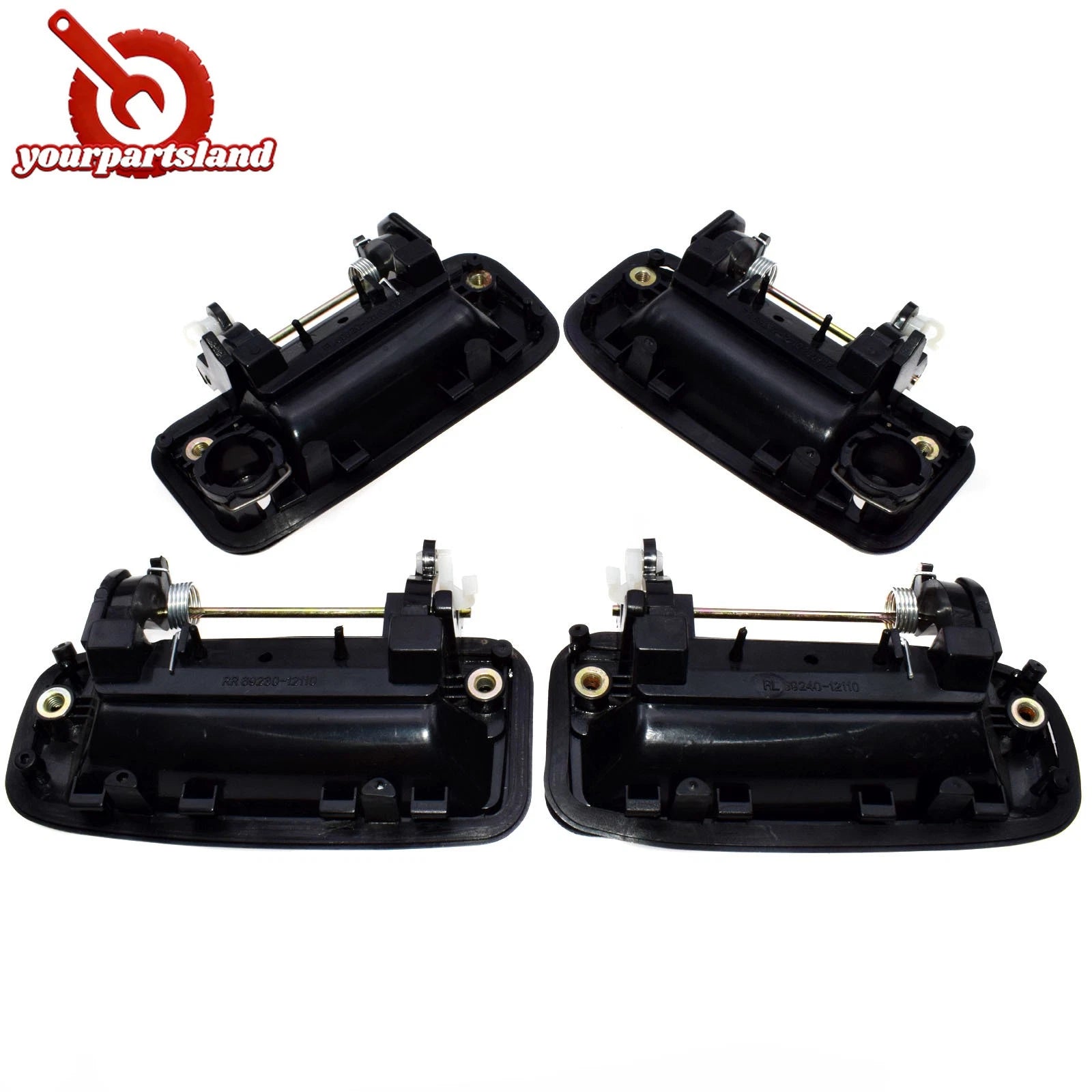 Exterior Outside Door Handle LH/RH For Toyota Corolla 88-92 Geo Prizm 1989-1992 6B93BC-57