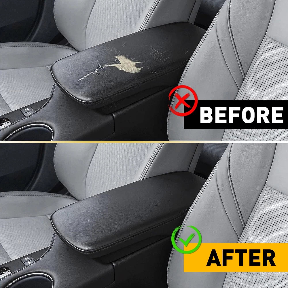 Fits 2013-2018 Toyota Avalon Leather Center Console Lid Armrest Cover Black US 6B93BC-57